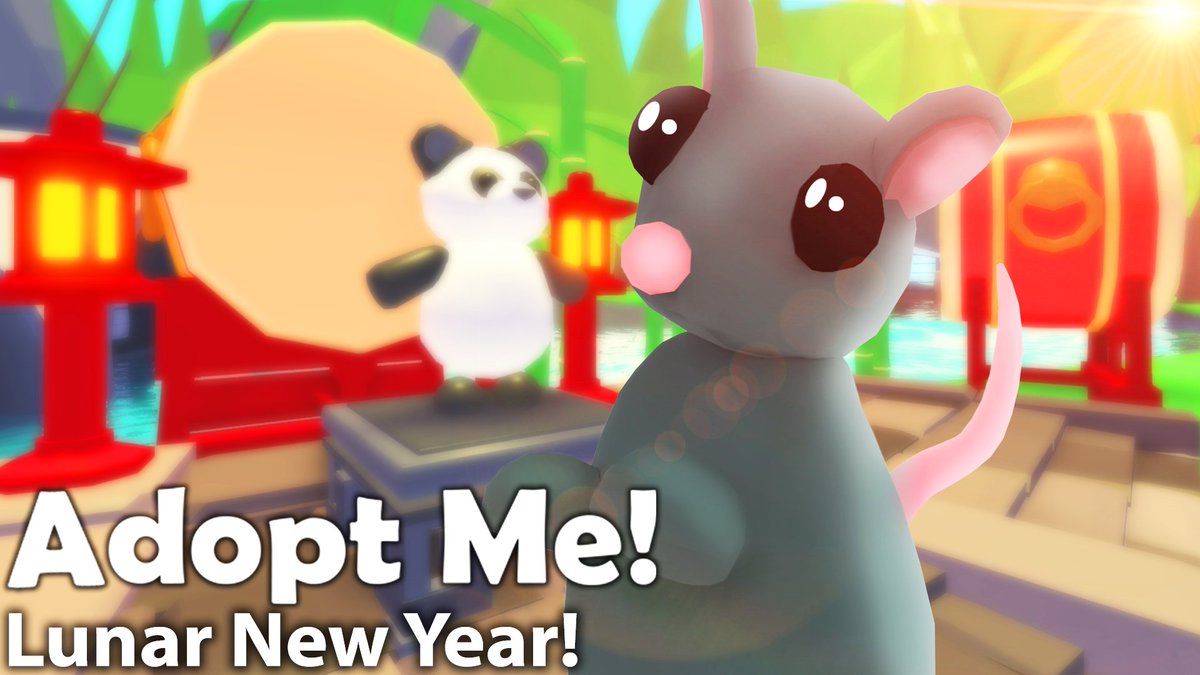 Adopt Me On Twitter Lunar New Year Update Rat And - golden roblox adopt me pets pictures