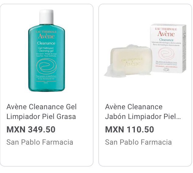 Barra o gel Dermolimpiador Facial 😌✨
⭕️Aseo facial cada 12 horas.SIN SUSPENDER ☝️
Acnipop
Acnaid 
Biretix
Cleanance 
———————-
Effaclar
Effaclar Sensitive