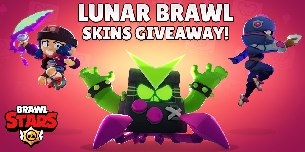 RETWEET for a chance to #WinBrawlSkins! 🌜🌚🌛 We're going to pick 3 winners! But if luck isn't on your side today, don't worry! This Sunday (Jan 26), over 120 streamers will be hosting giveaways for 24 hours!! Streaming schedule here: blog.brawlstars.com/blog/community…