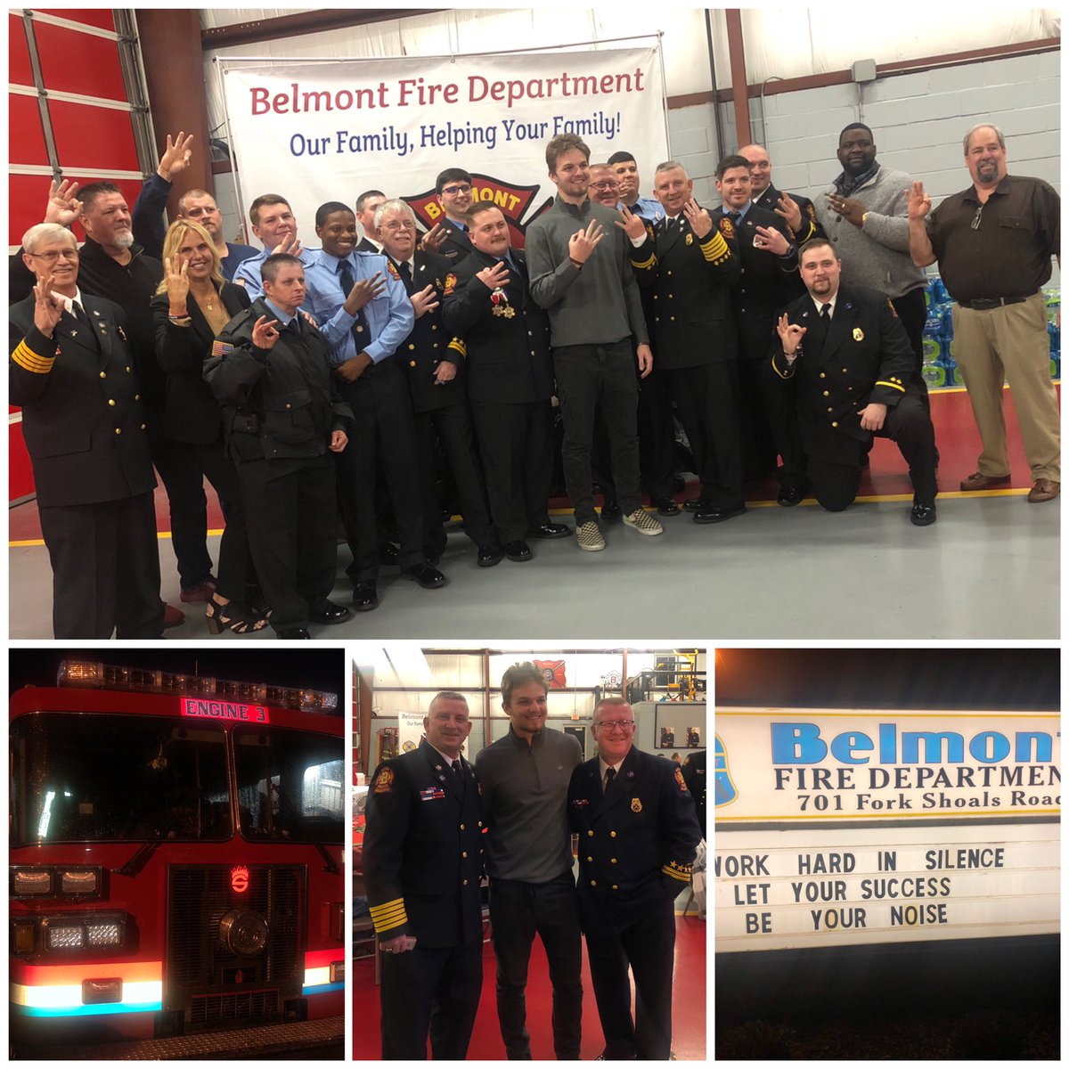 HilinskisHope's tweet image. Grateful for these men &amp;amp; women who protect us, thankful to share Tyler’s story with them &amp;amp; the mission of Hilinski’s Hope
❤️❤️❤️ #engine3 #H3H