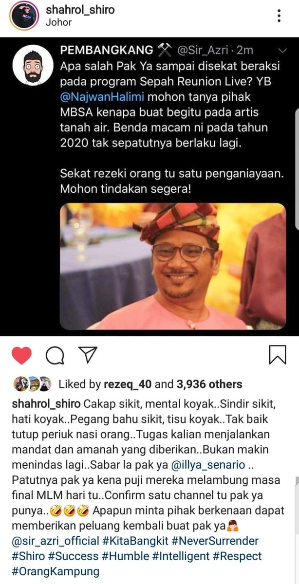 tunfaisal's tweet photo. Dulu @FaizalTahir1 @HarithIskander @CTNurhaliza11 @adibahnoor kutuk2 @NajibRazak &amp; BN, tapi boleh je cari makan sana sini; siap ada show lagi kat Astro, masa merdeka etc, kerajaan Pakatan sekarang zalim gila sampai @asamadsaid
&amp; artis2 dah tak berani buka mulut kritik kjaan https://t.co/h6j1phBKjC