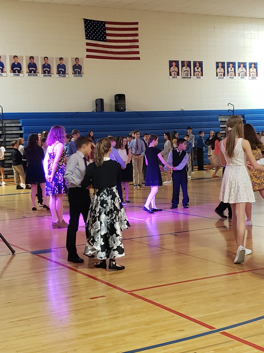 Dance class is seriously the BEST! Had so much fun with <a href="/_ronandoyle/">Ronan Doyle</a> hanging out with our students tonight! Mr. Doyle even remembered some moves from middle school &amp; joined in 🤣 Thank you to our amazing PTA for providing this opportunity for our students!! <a href="/BryanD205/">Bryan Middle School</a> #BryanPTA