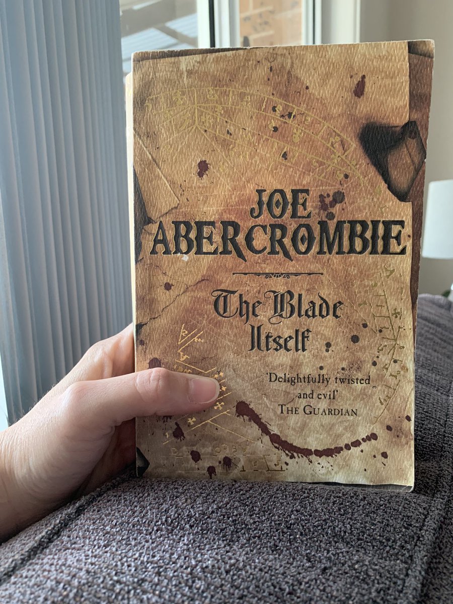 The Blade Itself by Joe Abercrombie will be my next read. I’ve been meaning to read it for years based on the recommendation of my sister and I’m finally going to get to it!

What’s a book you really want to read but keep putting off? 

#TheBladeItself #AmReading