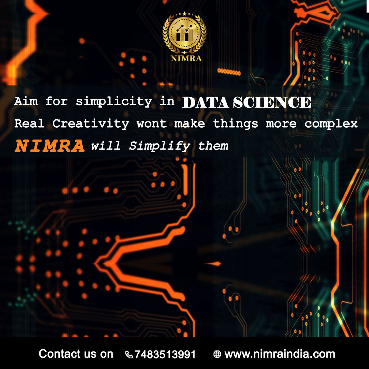 nimraindia's tweet image. #NIMRAIndia aspires to create excellence in the #MarketResearch #Analyticscertification Industry by developing a value-added #certificationprogram, creating awareness among students about #DataScience and to increase #industrycredibility.
📲 7483513991 
🌐 nimraindia.com