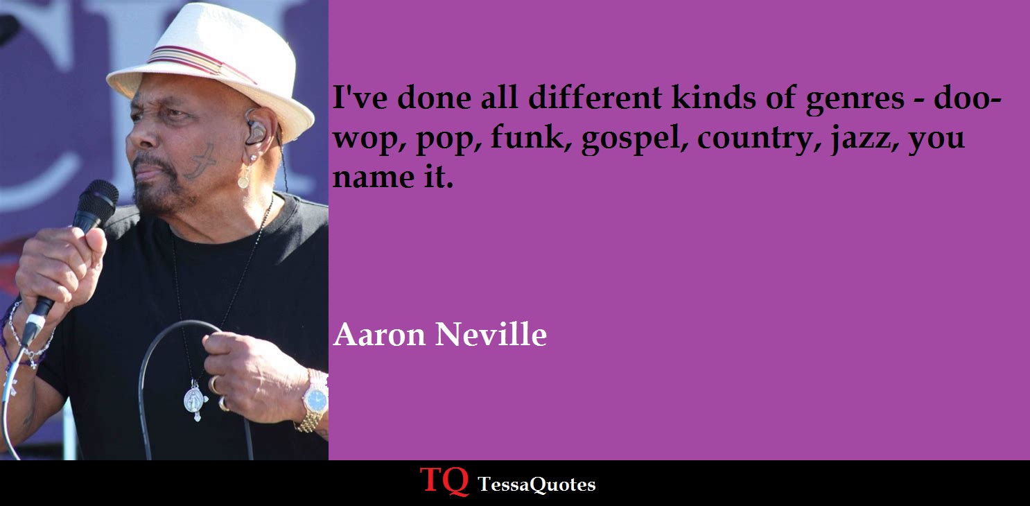 Happy birthday to Aaron Neville, born this day in 1941. 