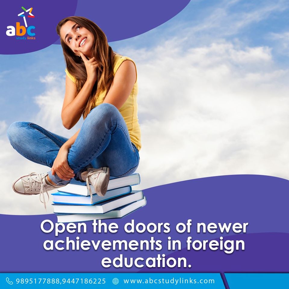 ABCStudy_Links's tweet image. Open the doors of newer achievements in #foreign #education.
Call : 9895177888, 9447186225
Visit :abcstudylinks.com
#ABCStudyLinks #career #dream #Opportunity #live #future #Visa #colleges #countries #destination #Canada #UK #Newzeland #Australia #overseas #StudyAbroad