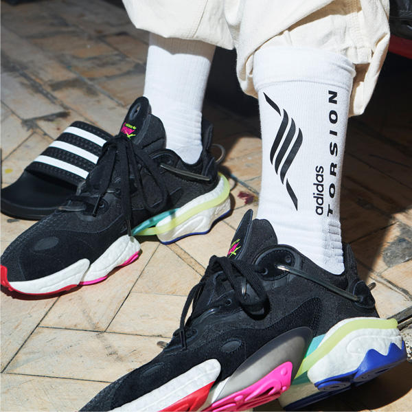 adidas torsion x black multicolor