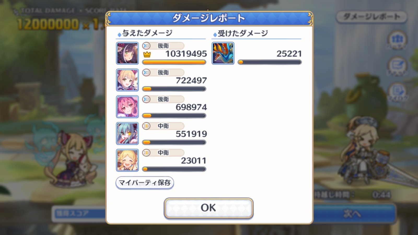 プリコネr攻略 Gamewith 1段階目はマルチタゲ以外正月キャル無双 ダメレポがエグい 必要なデバフ量が増える2 3段階目でどうなるか プリコネr