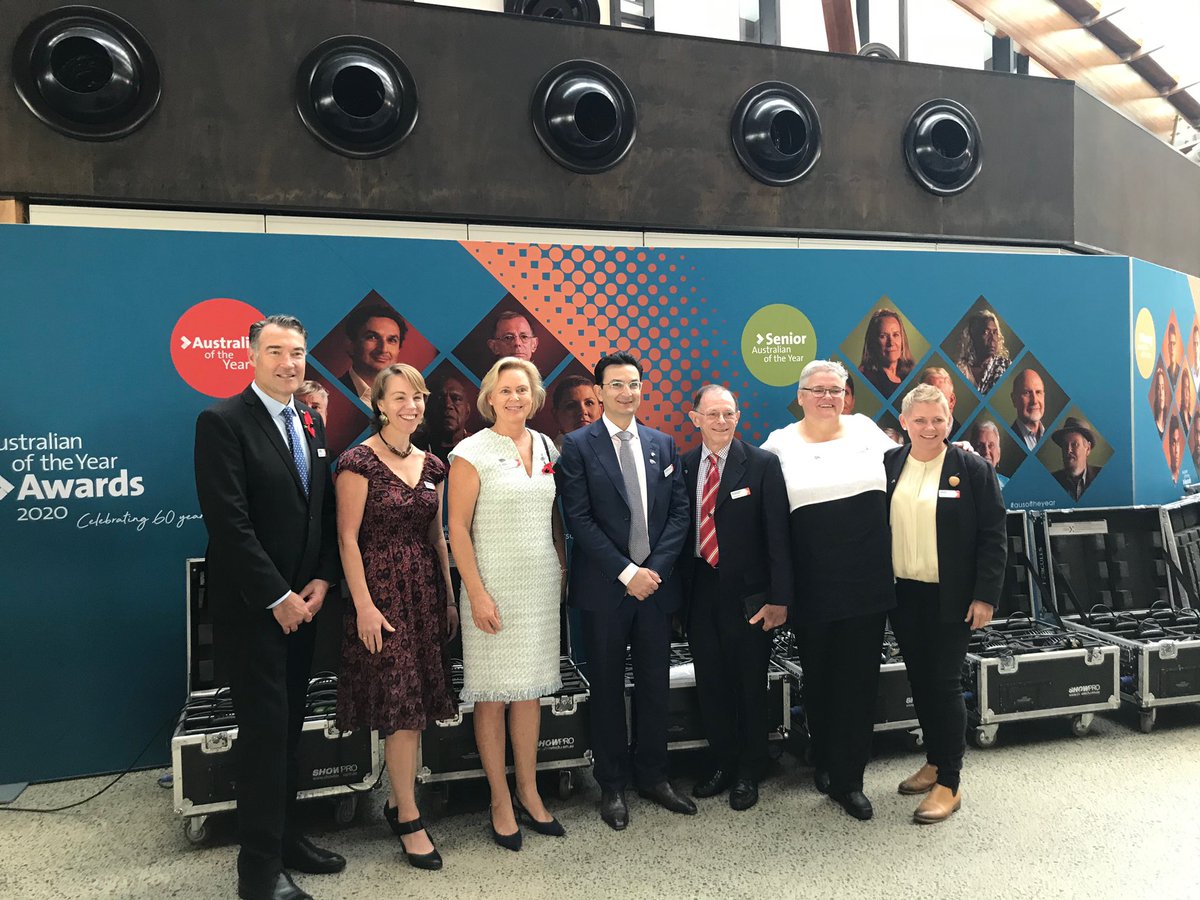 Very honoured to be a finalist with these inspiring Australians. Yesterday, with the other 2020 Australian of The Year finalists <a href="/ausdaywa/">Auspire-Australia Day Council WA</a> @australiaday <a href="/abcnews/">ABC News</a>