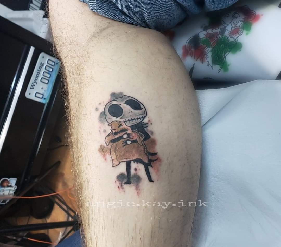 Jack Skellington & Oogie Boogie Tattoo Vibes