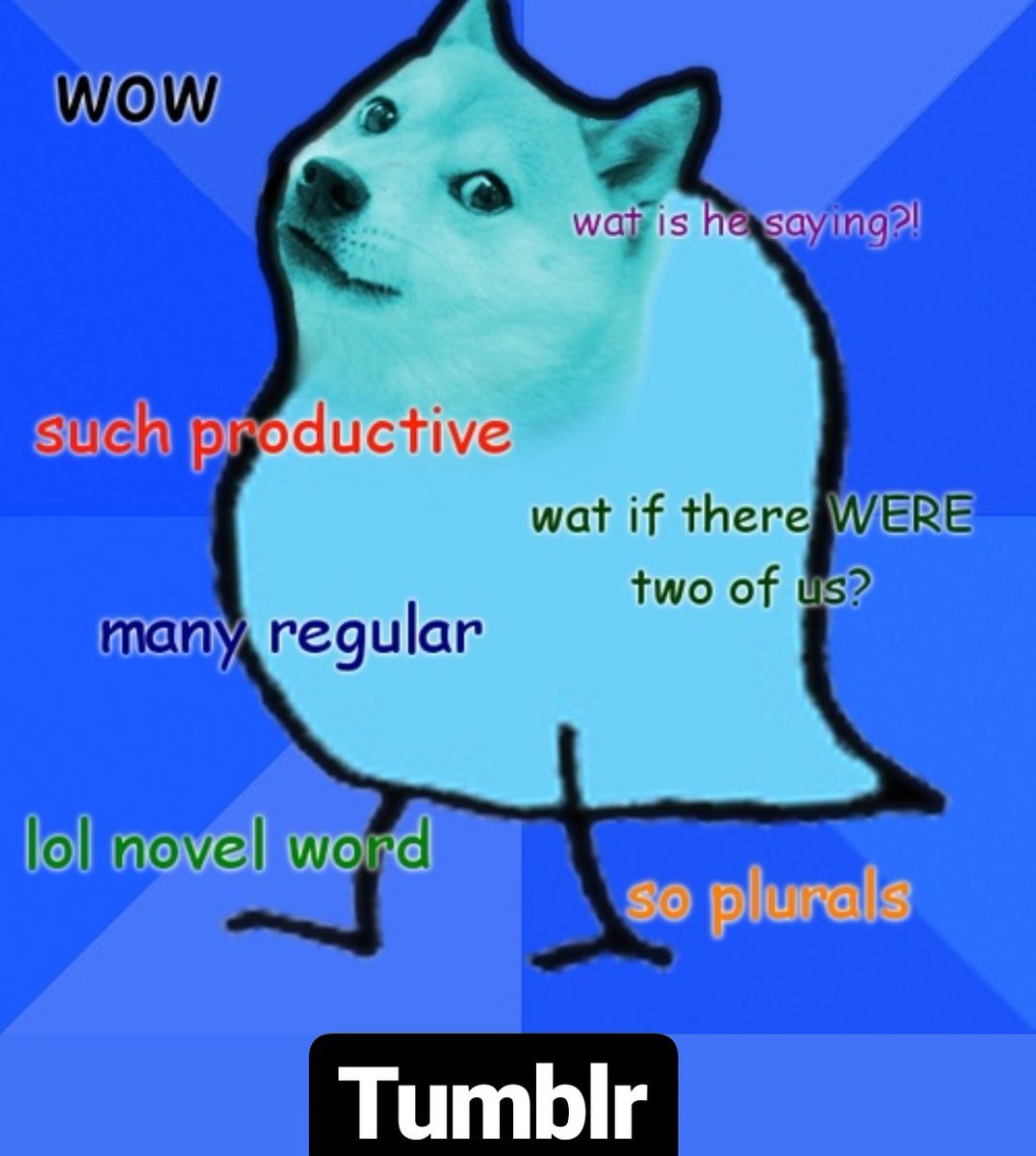 Tumblr doge meme wug