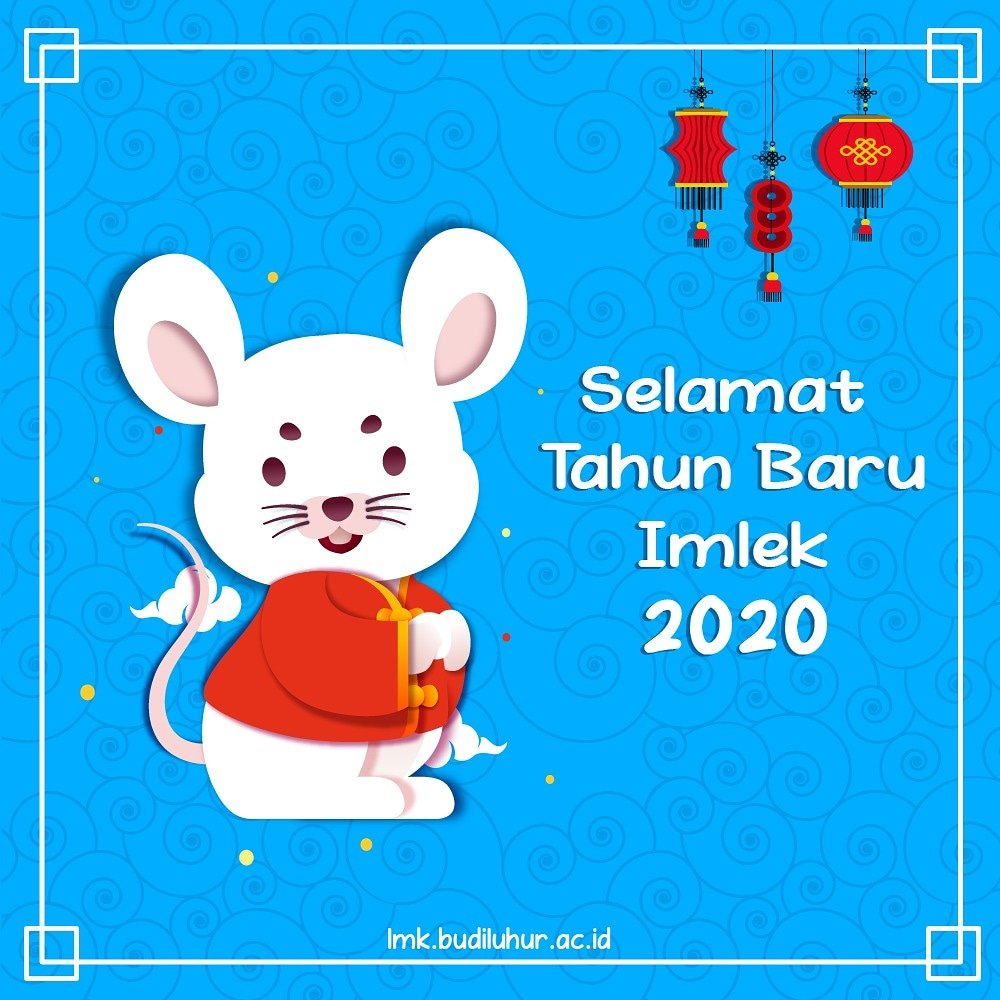 Selamat tahun batu imlek 2020. Semoga sehat, semoga sukses dan memperoleh banyak kebahagiaan sepanjang tahun. 😊

#kampusBudiLuhur 
#FikomBudiLuhur 
#SiapKreatif 
#selamattahunbaruimlek