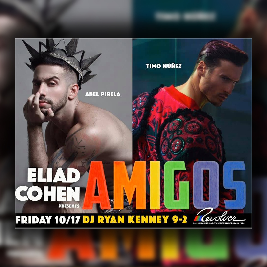 all_the_cream's tweet photo. Amigos by Eliad Cohen at Revolver bar West Hollywood every Friday - The new party with Deep house music!
Hosting by Eliad Cohen & Maor Luz
No Cover!!! Come dance with us.
8851 Santa Monica Blvd
West Hollywood, California 90069
#eliadcohen #abelpirela #maorluz #revolverweho https://t.co/XCHPFpV1PX