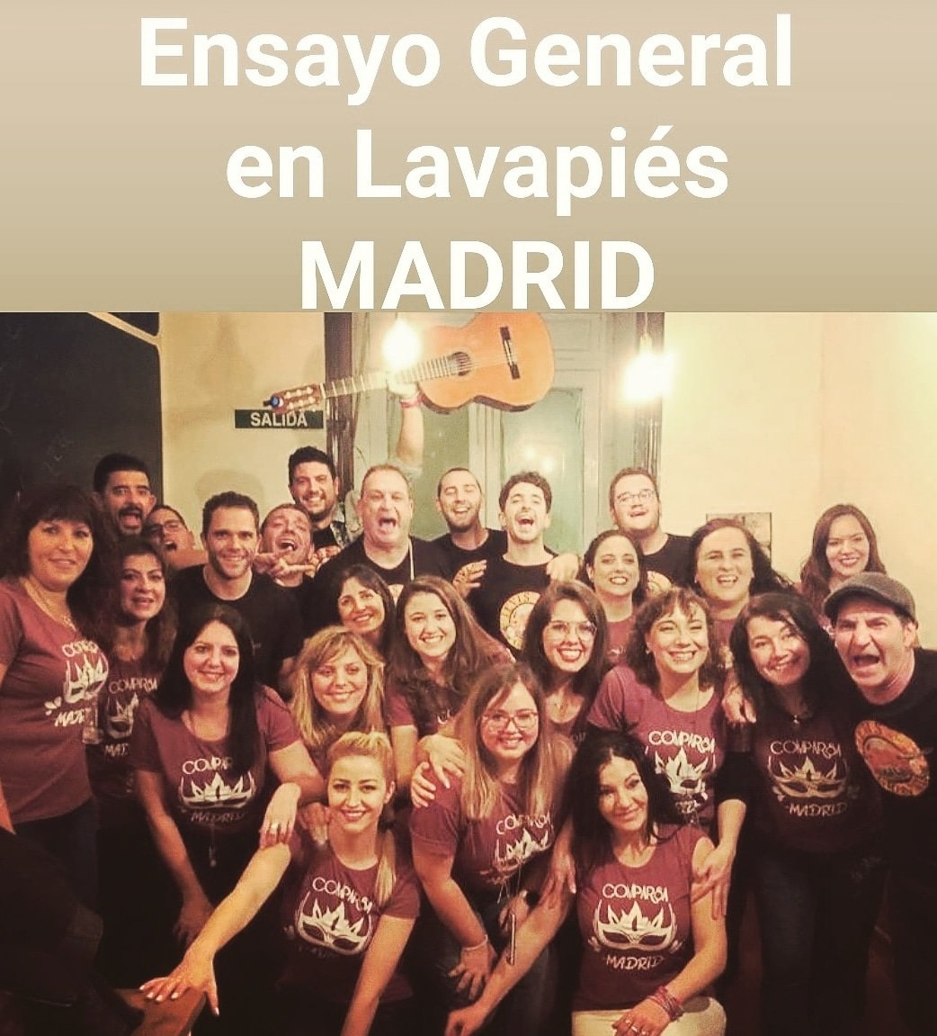 ENSAYO GENERAL EN MADRID