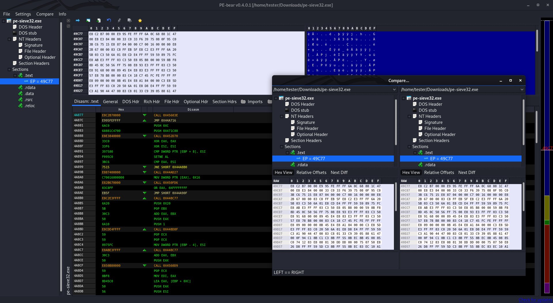 Hasherezade I Came To Know That The Pebear S Hex Editor Is Unbearable In The Dark Mode So I Fixed It New Release 0 4 0 1 Is Out T Co 0ac1kszem3 T Co 5rxttxflbu Twitter