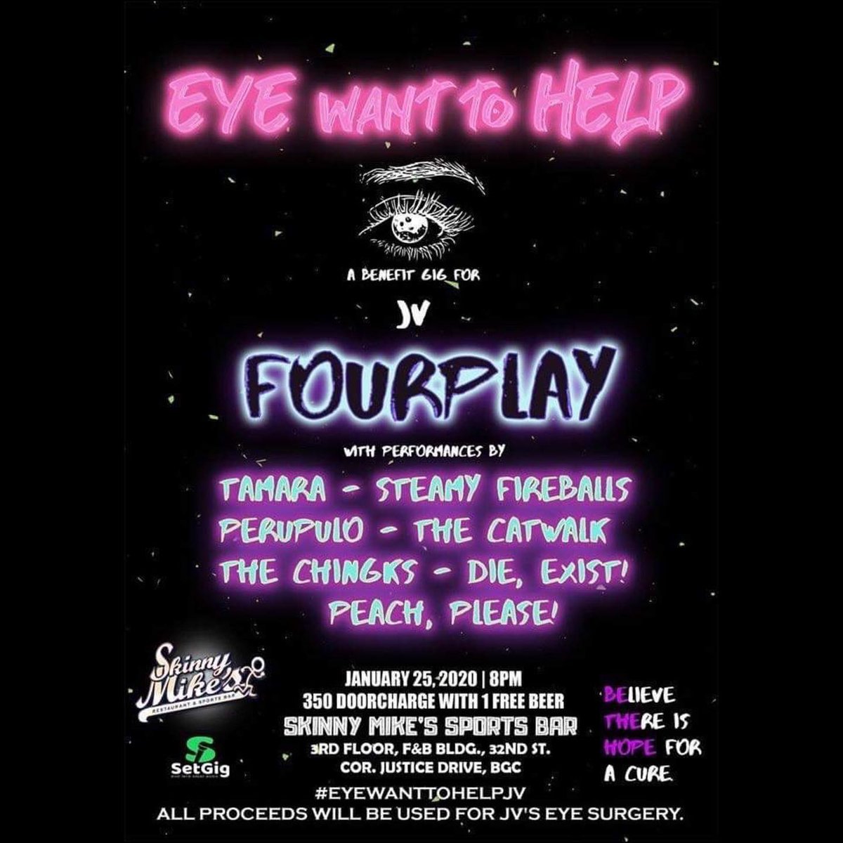 MeccaPH's tweet photo. See you tonight! Eye Want To Help #TamaraPh  #MeccaMusicPH https://t.co/mOYND2jm8r