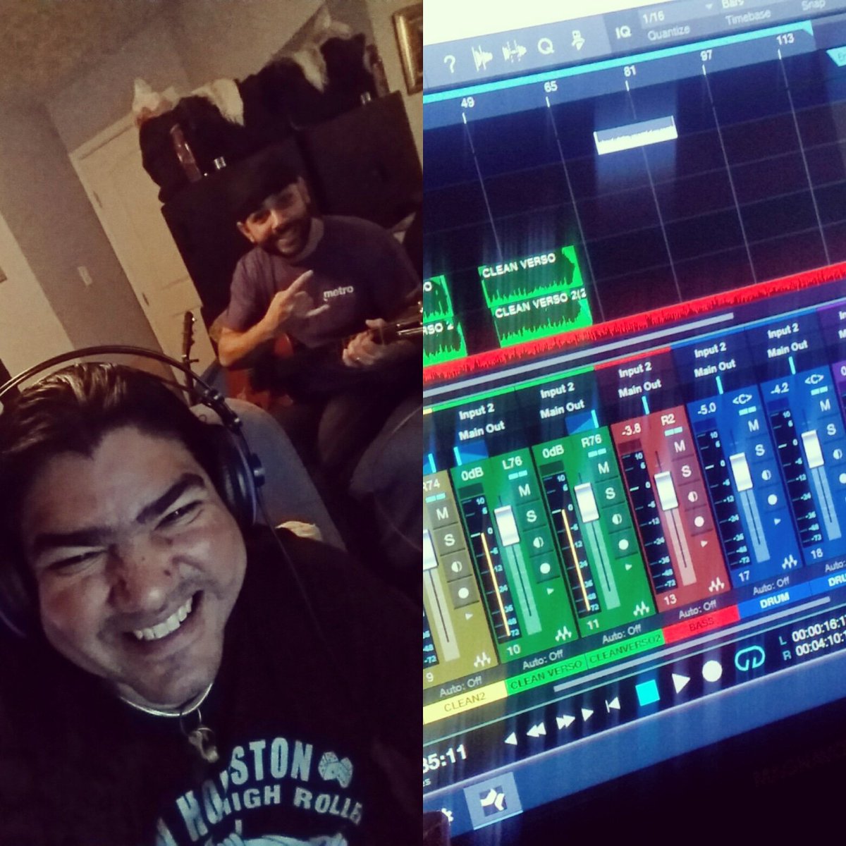 redtigerband's tweet image. Working on 4th album #preproductions #redtigerband