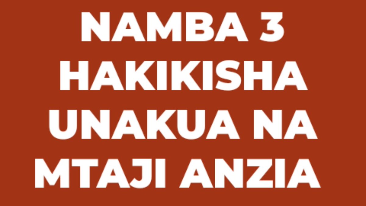 Msingi mkubwa👇🏻