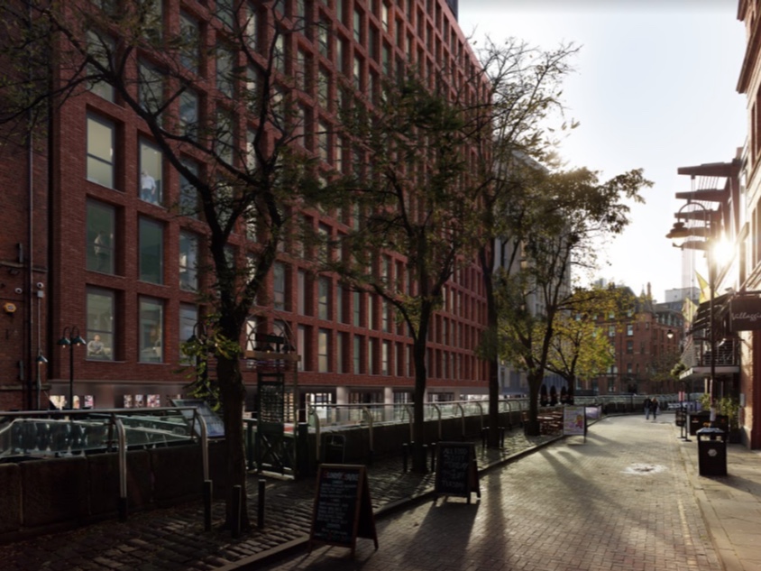 mcrnewsquare's tweet photo. The view from Canal Street… 😍 Our development is coming along nicely and we can’t wait for you to see the end result. 🏙🙌🏻 #ManchesterNewSquare #CanalStreet #Manchester https://t.co/zgRXOoWPOy