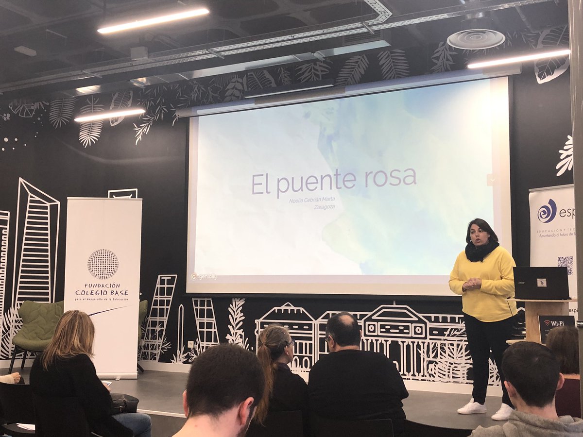 theLOOKes's tweet image. Arrancamos con las presentaciones! El Puente Rosa - una colaboración inspiradora! Gracias por compartir! @aeverbotonal #JEspiBase20