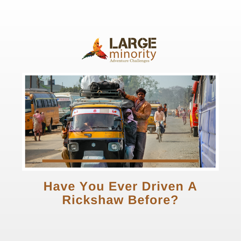 LARGEminority's tweet photo. During our #IndiaChallenge, you'll be driving a Rickshaw across the contrasting land of South India...
You ready ?๐ช๐ป๐
Sign up ๐๐ผ
https://t.co/BB1UANK1xY
#LargeMinority #IndiaAdventure #Paraw #AdventureChallenge #Rickshaw https://t.co/nUNSzwsjZ0