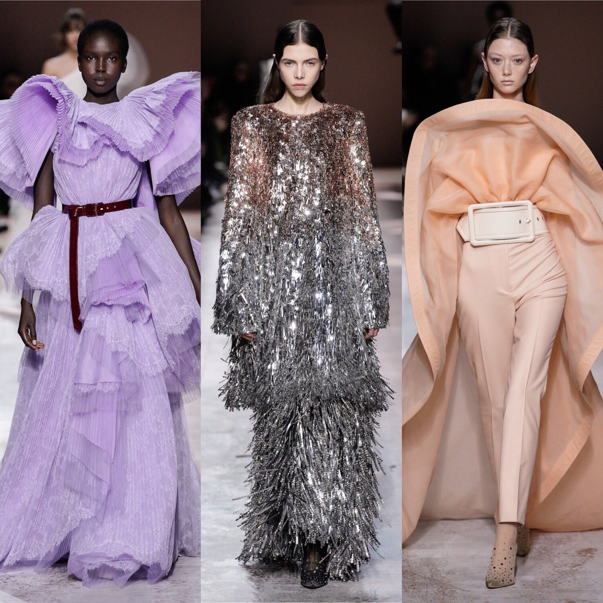 Elite__Spain's tweet photo. #CoutureSS20 
Ajok Madel
Léa Julian
Sara Grace
Lina Zhang
Adut Aleck walked for the #Givenchy SS20 Haute Couture show in Paris 💎 https://t.co/qXZXxLQSsR