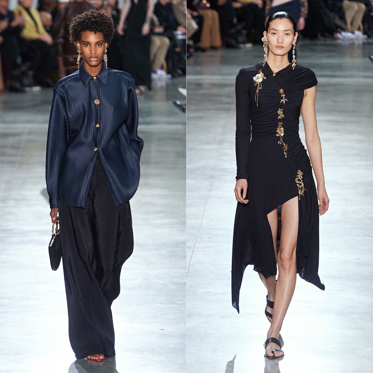 Elite__Spain's tweet photo. #CoutureSS20 
Alberte Mortensen
Karlijn Kusters
Julia Merkelbach
Emy 
Lina Zhang walked for the #Schiaparelli SS20 Haute Couture show in Paris ✨ https://t.co/bm0ydRybvn