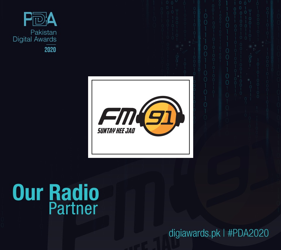digiawardspk's tweet photo. Its a great honor to welcome our Radio Partner " Radio FM 91" for PDA2020. Its always a pleasure working with partners like Radio FM 91. Team PDA warmly welcome Radio FM 91 on board. #PakistanDigitalAwards #PDA2020 #digitalpakitan #Quetzal #Karachi #Islamabad #Lahore #fm91 https://t.co/OIDywkXNq5