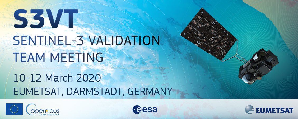 EJKwiatkowska's tweet photo. #S3VT meeting 10-12 March is coming up! Send your abstract by the end of January and register. Looking forward to seeing all friends of #Sentinel3 in Darmstadt. Website: https://t.co/BNSIHCitVi @eumetsat @ESA_EO @CMEMS_EU @CopernicusEU https://t.co/KpX8wae5LK