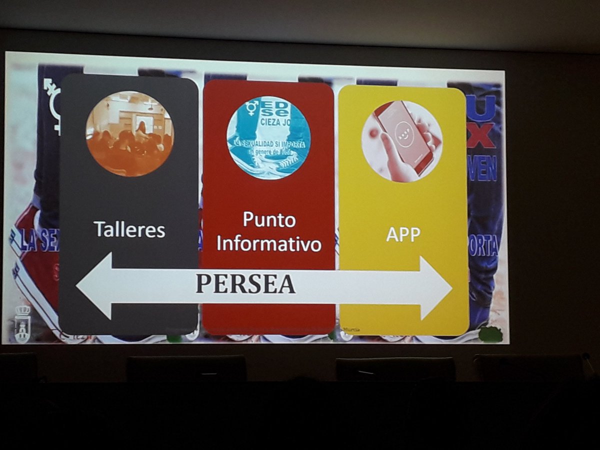 mabelmateosb's tweet photo. El #ProgramaPersea se basa en éstos 3 pilares #FranciscaPostigo #XXIIFCAPERMap @Murciasalud https://t.co/4DkgIK2Jt1