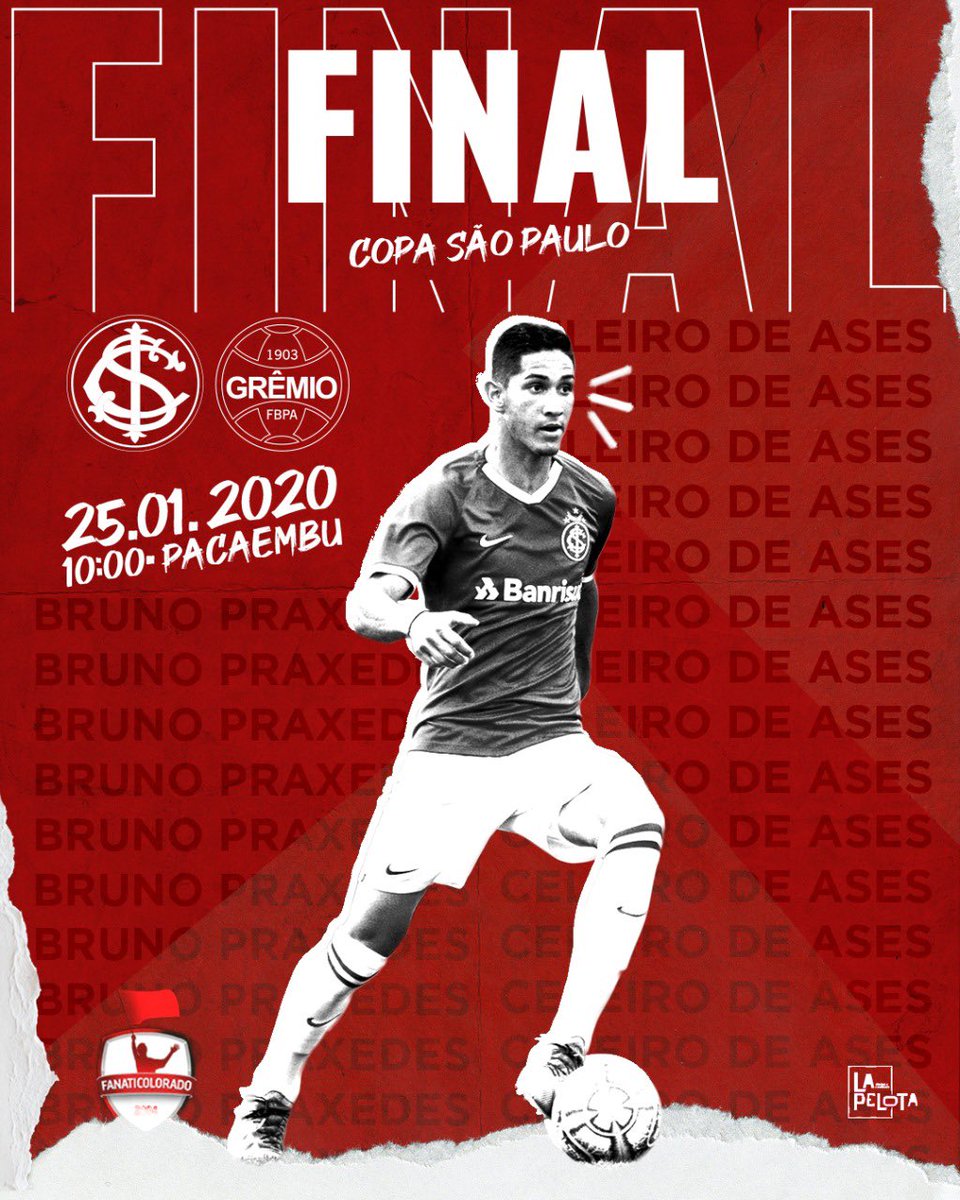 Alexandre_Ernst's tweet photo. Vamo dá-lhe!!! A ⁦@lapelotadesign⁩ está na final da Copinha junto com o #Inter!!! Segue os caras aí!!! https://t.co/ax4tN4iowI