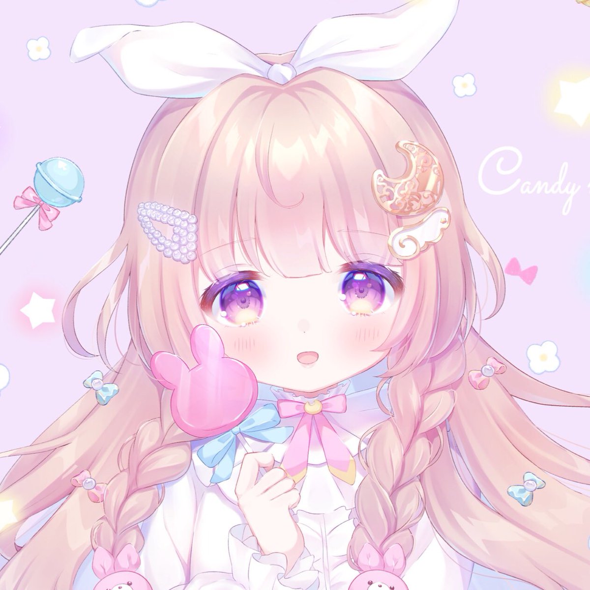 非売品 おもちもなか Melsugar ct47 こみトレ ばにーみくじ ✨Candy magic！✨ イラスト本の表紙になります🍭🍬💕