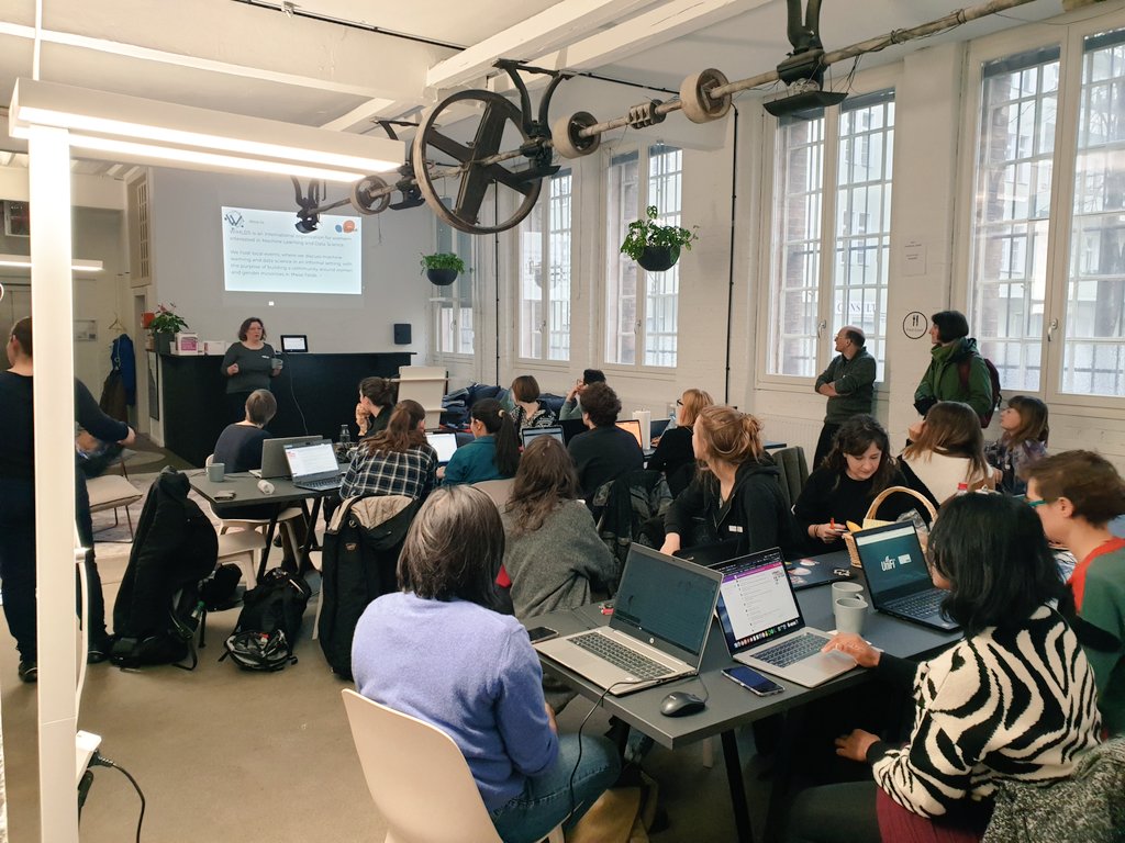 Amazing turn out at our first open source sprint for <a href="/WiMLDS_Berlin/">WiMLDS Berlin</a>