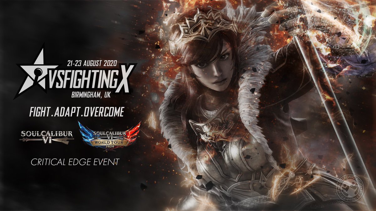 electronicdojo's tweet photo. We're thrilled to announce that VSFighting X will support the SoulCalibur VI World Tour as a Critical Edge event.

It's been long awaited and well deserved for the dedicated, flourishing community; there's never been a better time to compete!

#VSFX details coming soon... https://t.co/MLhWFIEMBm
