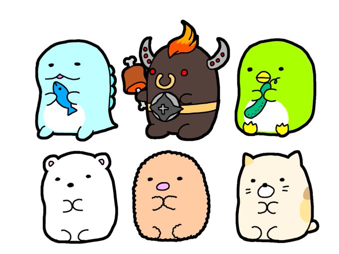 すみっコぐらしのtwitterイラスト検索結果 古い順