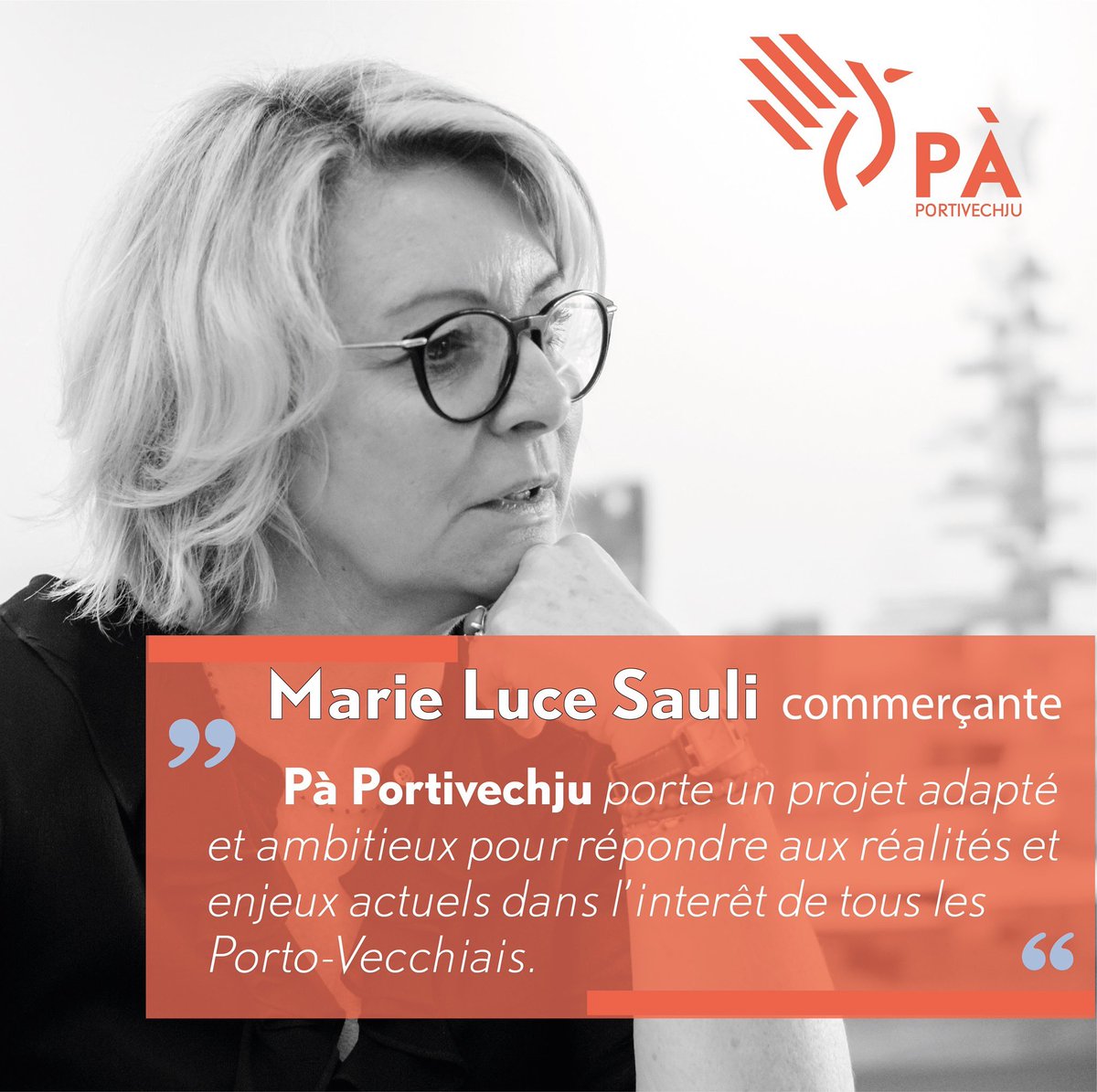 paportivechju's tweet photo. [Un #ghjornu un #candidatu 👤] Marie-Luce Sauli     
#PàPortivechju #Municipali2020 #Impegnu https://t.co/MGVr2UPz0B