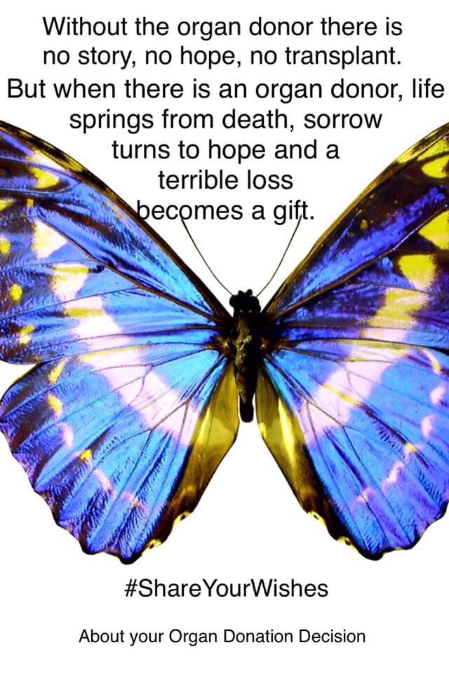 share_wishes's tweet photo. #PassItOn about your #organdonation decision.
Although you may have registered a decision, your family are always involved in any organ donation conversation. Their role is to support your decision, which is why its vital that you talk to them about your choice.
#weekendplans https://t.co/2zzOR9Vixn