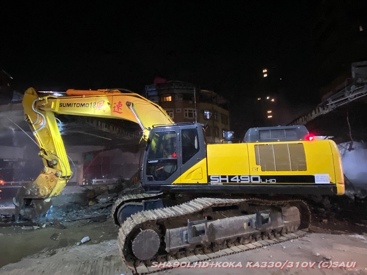 X 上的SAUI00:「住友SUMITOMO SH490LHD + KOKA KA330/310V 鋼牙#cat