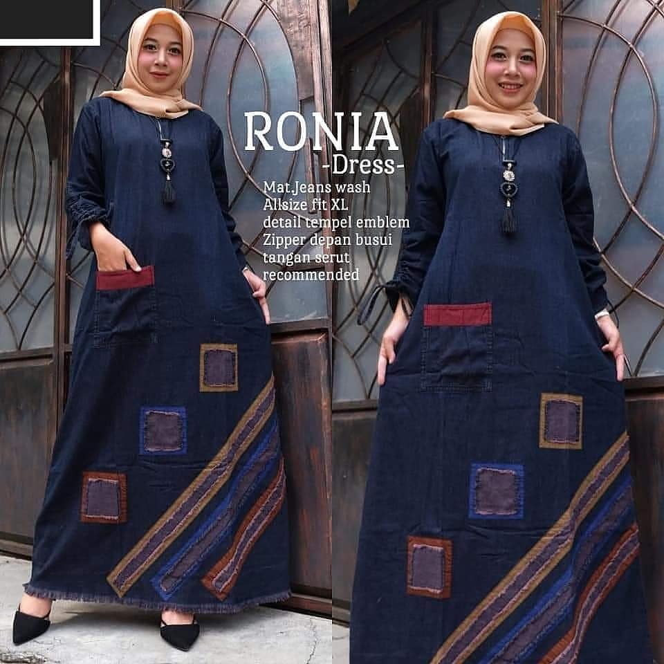 Ronia Maxi Dress
Bahan   : Jeans 
One Size fit to L

IDR 125K
ORDER Bayar di Tempat Via Lazada >bit.ly/36mqIJj