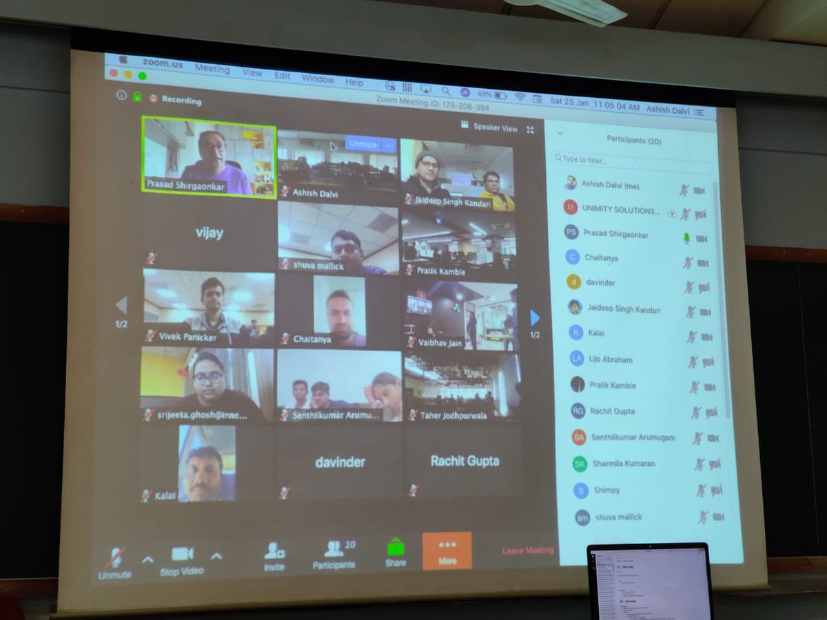 VinayAbhang's tweet photo. #ContributionWeekend at @DrupalMumbai Kickstarted with an introductory session from @prasadshir followed by a quick session from @vijaycs85 on 'The State of Drupal 9'
#KeepContributing to #OpenSource.
@india_drupal https://t.co/Wwh0Y4jryr