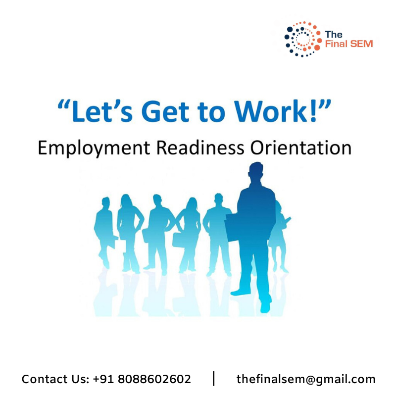 thefinalsem's tweet photo. Are you worried about getting Job? #TheFinalSEM providing you a great opportunity to develop your skills. Get trained, skilled and placed with our Job Readiness Training. Your success is our challenge. Register Today!
For more info visit https://t.co/Hp10TEavJd https://t.co/r1hOXZuNWM