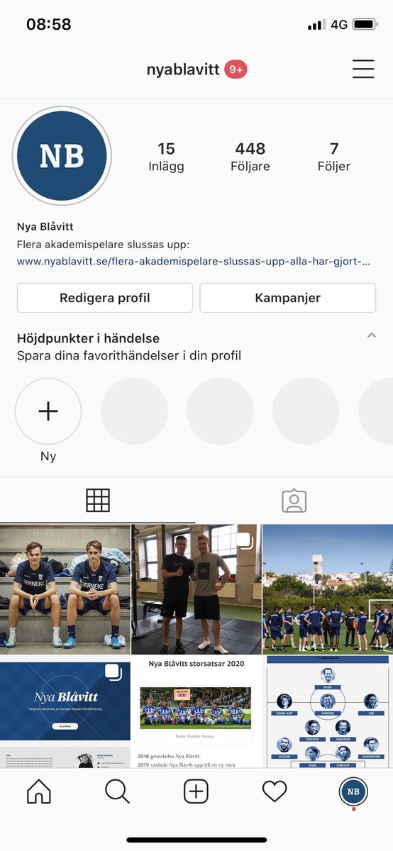 Följ gärna Nya Blåvitt på Instagram, där mycket rörligt material kommer att publiceras under träningar, matcher och inte minst från resan till Portugal!

instagram.com/nyablavitt