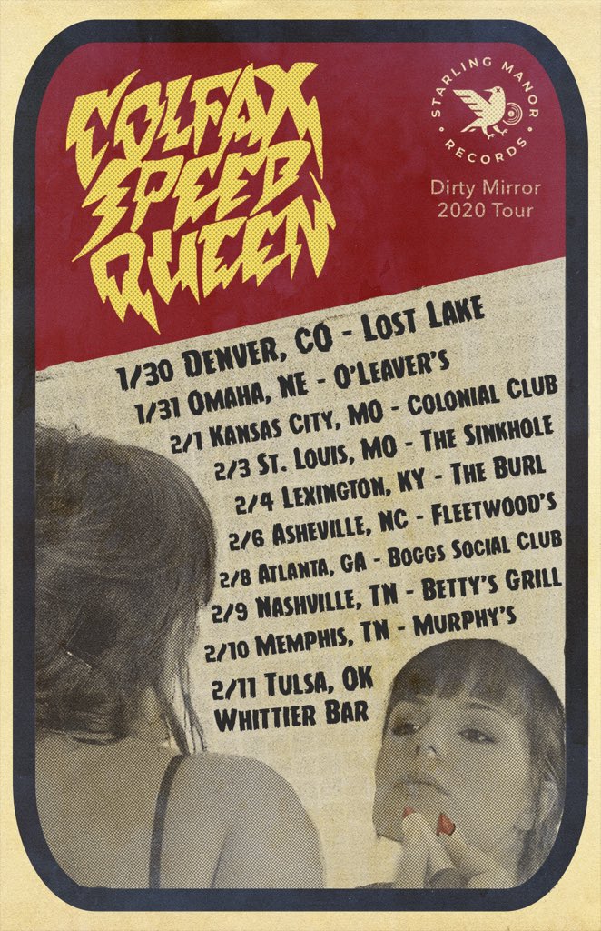 Back on the road, come party with us in these fine cities.