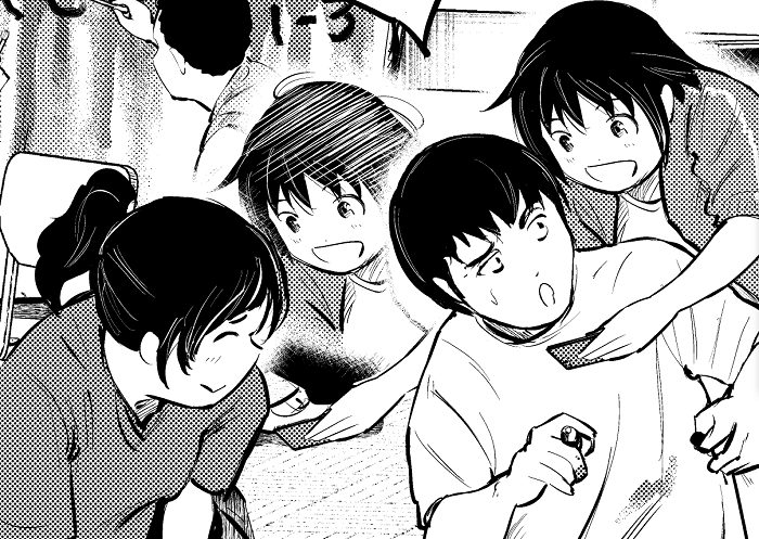 61話。今週のお気に入りコマ。
この男子は隣の子に惚れてるから惑わされないぞ。
#もういっぽん 