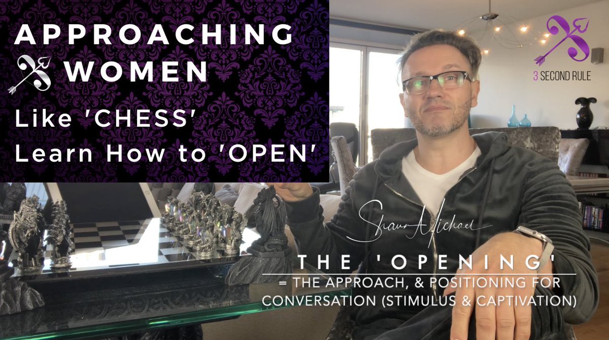 Discovery3SR's tweet photo. NEW 🎥 Right Now on #YouTube....
♐️Discovery on Meeting Women🚺
#Game', like Chess, You Need 'Openers' 
➡️ https://t.co/N0NCQjLjMf
#men #dating #pua #flirting #seduction #getrealgame #gameonabudget #releaseherfreak #attractanywoman #pickupartist #attractioncoach https://t.co/qFHmFYaslO