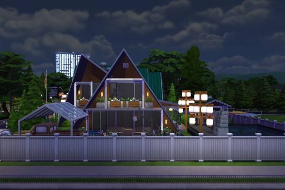 arc_oni's tweet photo. Mythical-A-Frame #TheSims4 Gallery! This home was built for lilsimsie(Shell Challange)
#lilsimsmie #simsieshell https://t.co/oItdRQKgVt