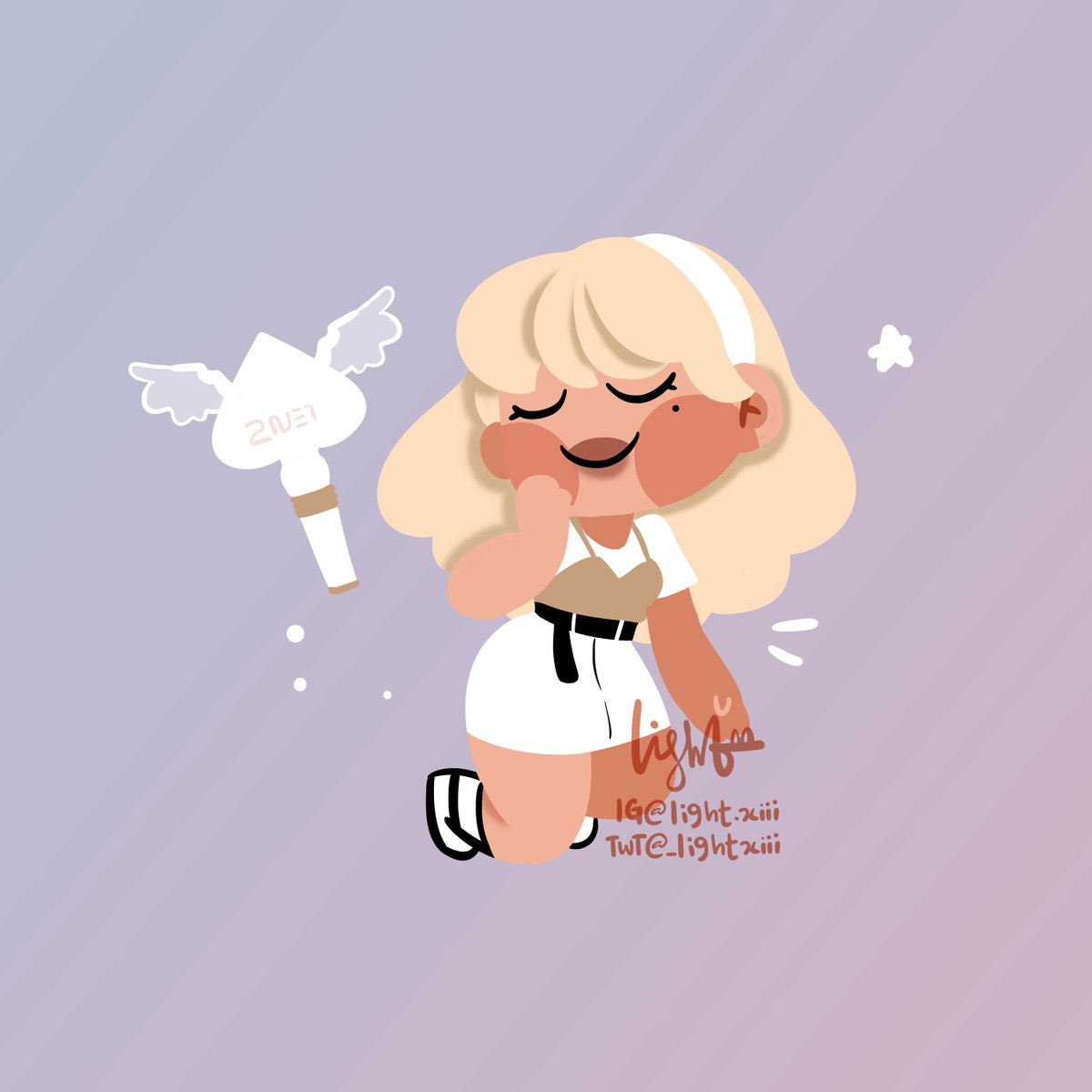 _lightxiii's tweet photo. ♣️♦️ blackjack's lightstick cuties ♠️♥️

the fact that we hv THREE and i dont own any 😐
#2NE1 #blackjack #2ne1fanart https://t.co/lfqU0EDNpQ