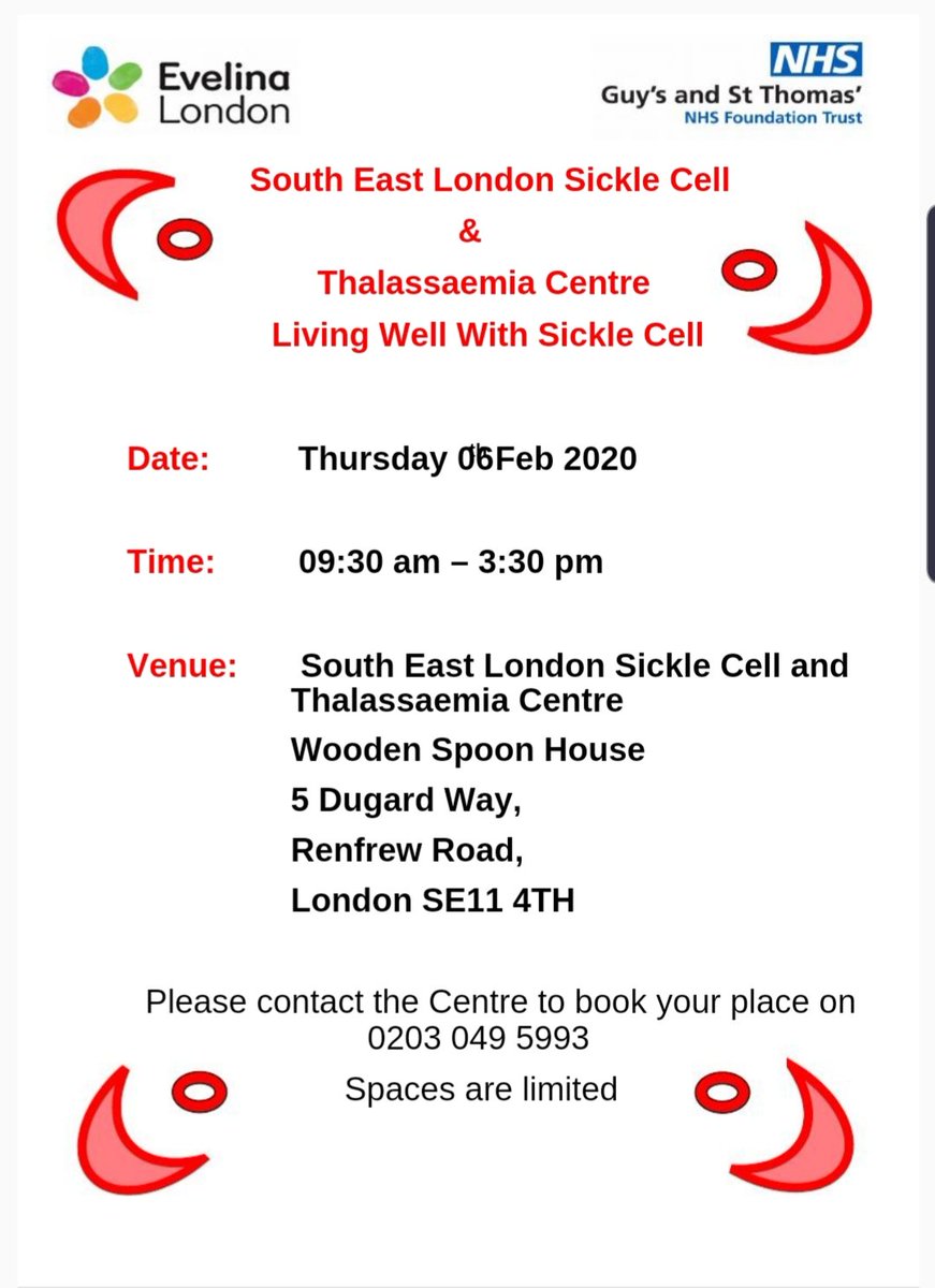 Yes, people affected by Sickle Cell Disease can and do live well and achieve life goals. Join us at this #EducationDay to find out how we support the community to live well.#sicklecelleducation #TellTheSickleStory #LivingWellWithSickleCell @Nke19 @EvelinaLondon @SickleCellUK