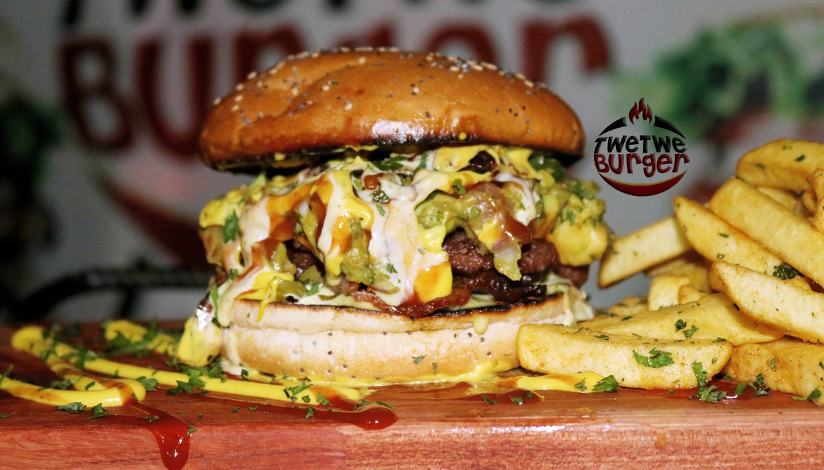 TwetweB's tweet photo. THE NEW TWETWE HANGOVER KILLER BURGER FULL OF GOODNESS INTENSE FLAVORS WE ALL ABOUT STREET FOOD AND THATS THE REASON WHY OUR BURGERS ARE ZAMBIA'S #1.

WHEN YOU THINK OF A BURGER THINK OF THE TWETWE BURGER THA LIP SMACKING BURGER FRESHLY PREPARED JUST FOR YOU !!! https://t.co/oWjwEaKYo5