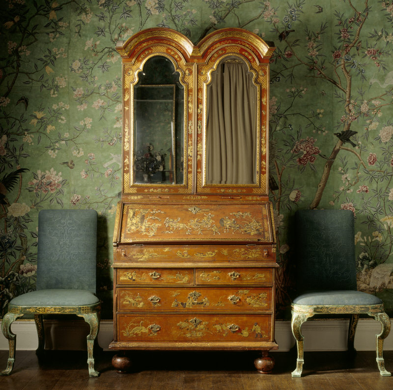 nationaltrust's tweet photo. Did you know you can find 25 different Chinese wallpapers at 15 houses we care for? 

Here's a closer look at the state bedroom @ErddigNT in Wales. 
#ChineseNewYear https://t.co/vAABmhkANM